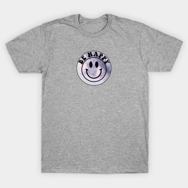 Be Happy Smiley Face Sky T-Shirt by lolsammy910